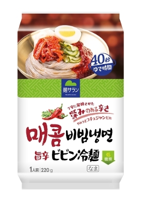 麺ｻﾗﾝ 旨辛 ﾋﾞﾋﾞﾝ冷麺 ｾｯﾄ 1人前 220g