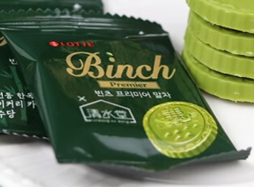 ﾛｯﾃ　ﾋﾞﾝﾂ　抹茶味　1個