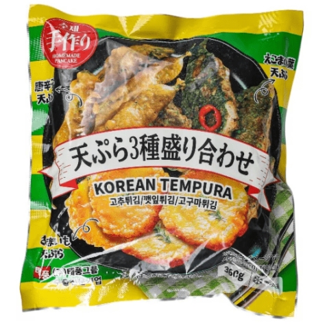 手作り天ぷら3種盛り合わせ  360g